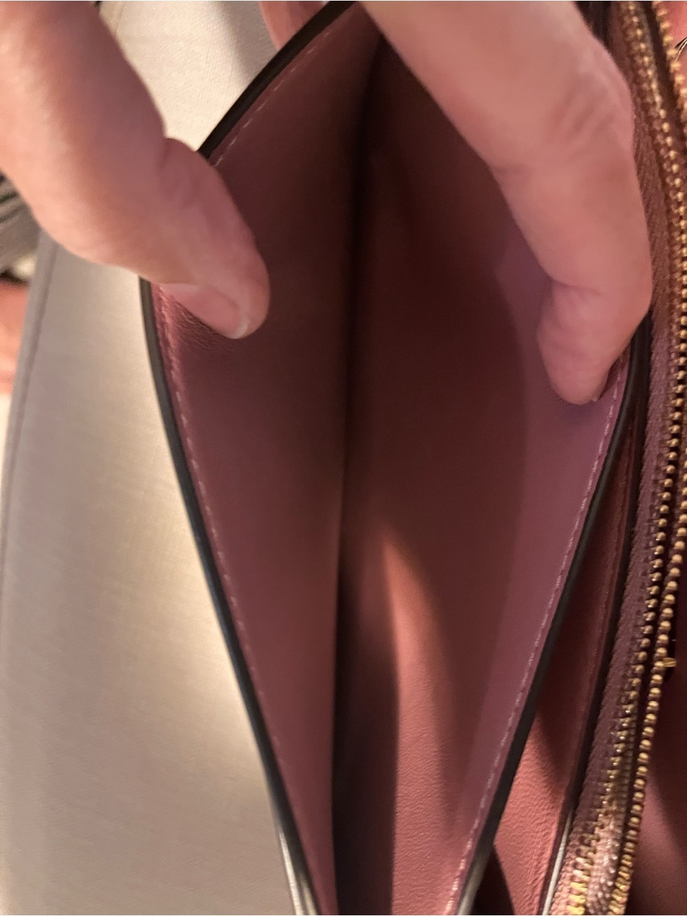 NWOT Coach, The Tabby bag 20, leather, in peony. - Picture 8 of 10